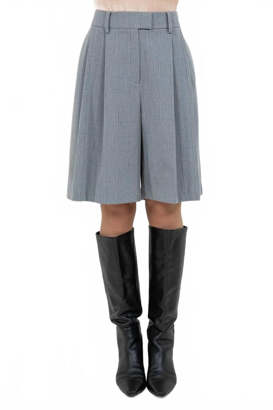 NEW WHITEROOM+CACTUS the brixton tailored bermuda short in grey